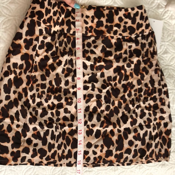 For Love & Lemons Animal Print Skirt - Picture 7 of 8